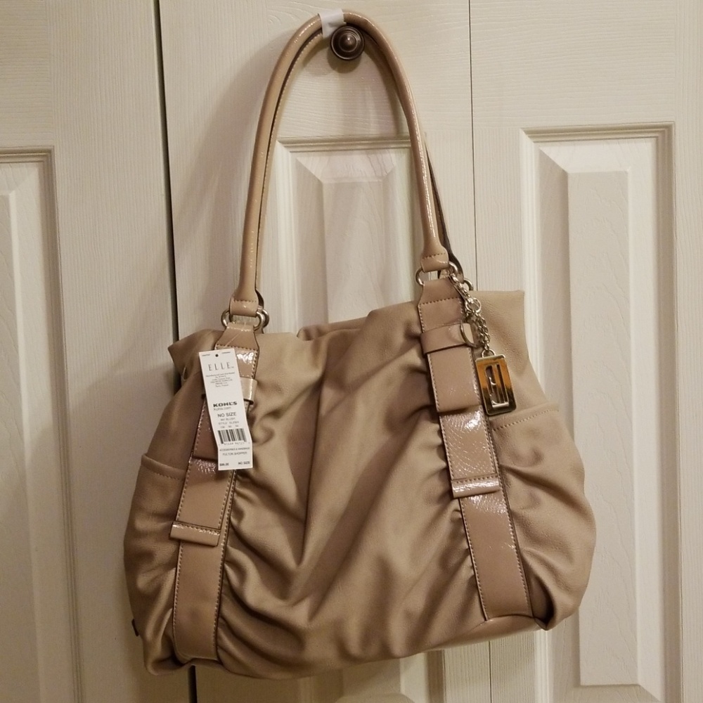 NWT Elle Blush-colored Fulton Shopper